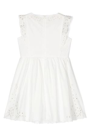 White cotton dress CHLOE' KIDS | C12922117